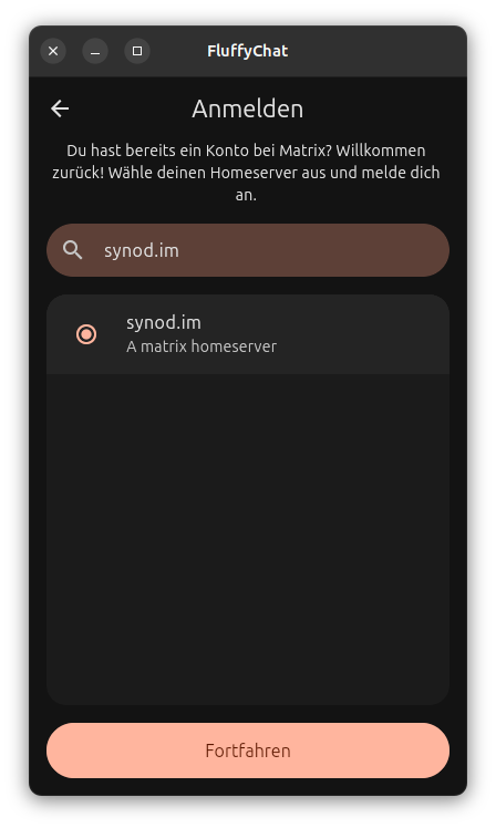 Screenshot Homeserver
