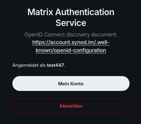 Screenshot Abschluss