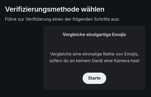 Screenshot Emojis starten