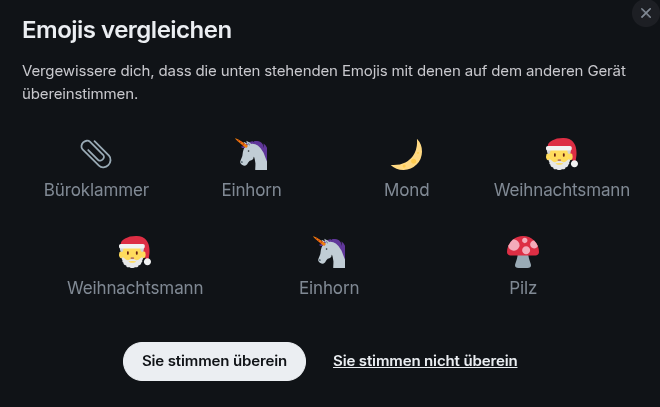 Screenshot Emojis starten