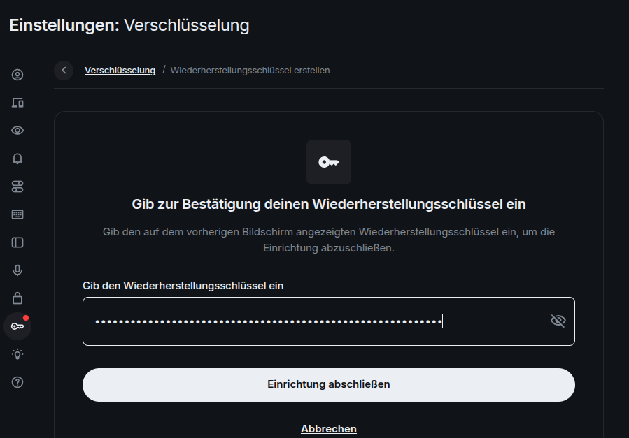 Screenshot Konto erstellen